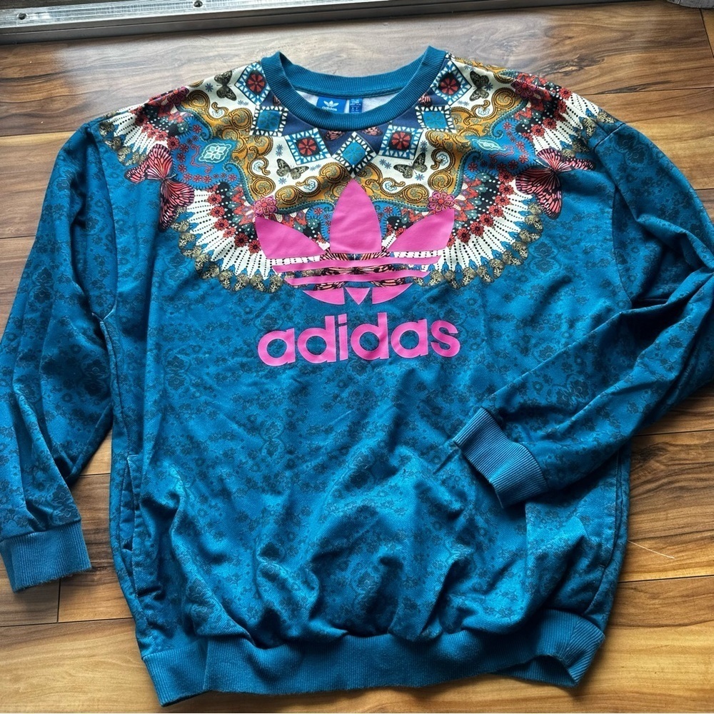 ADIDAS - X FARM RIO TREFOIL BUTTERFLY BARBOMIX SWEATSHIRT M